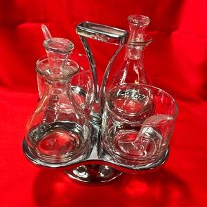 Vintage Condiment Stand